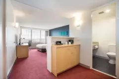 View of 2 Double Guest beds at Holiday Inn Melbourne Airport